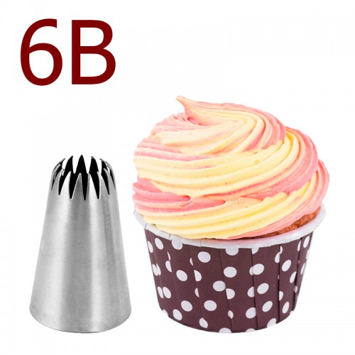 Насадка "Безе" d=2,5см выход 1,1см (№6В)