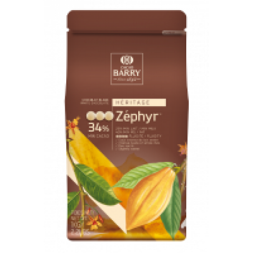 Шоколад белый "Cacao Barry" Zephyr 34% (1 кг)