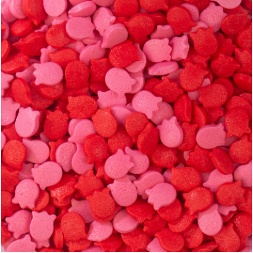 Посыпка Тюльпаны (красно-розовые) 750 гр (3 шт)