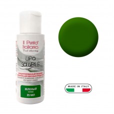 Краситель гелевый "II Punto Italiana" жирорастворимый зеленый (25 мл) 2 шт