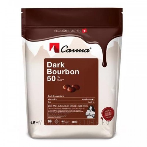 Шоколад "Carma" темный 50% (1.5 кг)