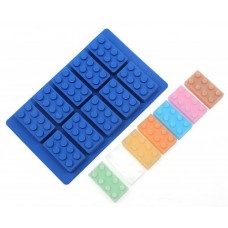 Форма для шоколада и льда силикон "Лего" 10 ячеек 5*2,5 см (4 шт)