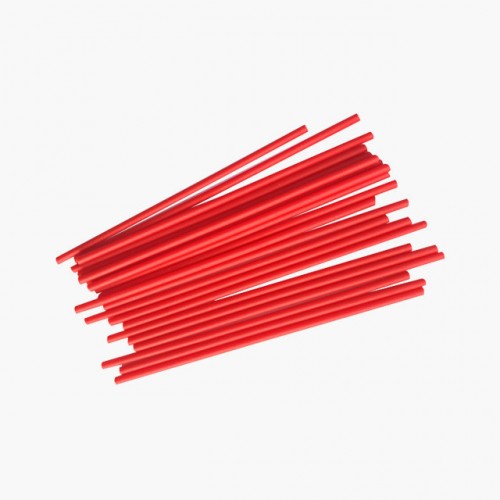 Палочки для кейк-попсов бумажные 15 см красные 50 шт (2 шт)