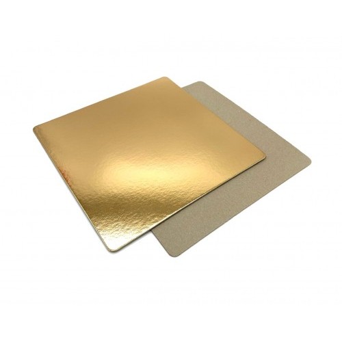 Подложка Квадратная 350х350/2,5мм (золото) 25 шт