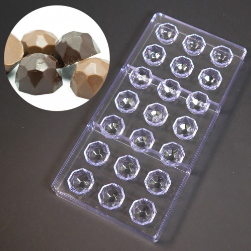 Форма для шоколада поликарбонат "Алмаз" 13,5х27,5 см (2 шт)