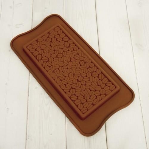 Форма для шоколада силикон "Плитка кофе" 16х7,5 см (5 шт)