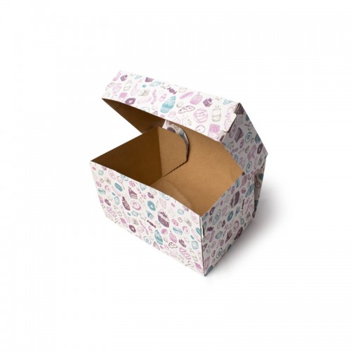 Коробка ЭКО CAKE 1200 150х100х85мм цветная (50 шт)
