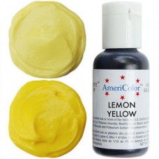 Краситель гелевый "AmeriColor" лимонно-желтый 21мл (12шт)