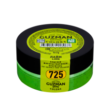 Краситель сухой "Guzman" жирорастворимый лайм 5 гр (4 шт)