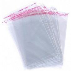 Пакет Прозрачный на липкой ленте 16х14 см (100 шт)
