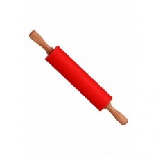 Скалка силикон с деревянной ручкой 38 см (2 шт)