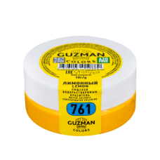 Краситель сухой "Guzman" водорастворимый лимонный 10 гр (4 шт)