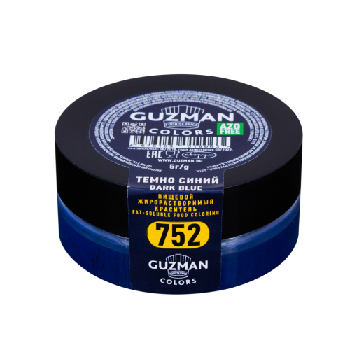 Краситель сухой "Guzman" жирорастворимый темно синий 5 гр (4 шт)