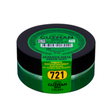 Краситель сухой "Guzman" жирорастворимый зеленая мята 5 гр (4 шт)