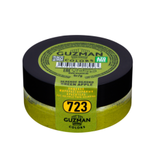 Краситель сухой "Guzman" жирорастворимый зеленое яблоко 5 гр (4 шт)