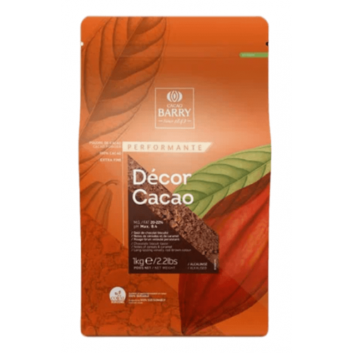 Какао порошок алкализованный Decor Cacao "Cacao Barry" 20-22% (1 кг)