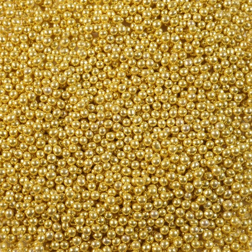 Посыпка сахарные шарики 3 мм (золото) 1 кг
