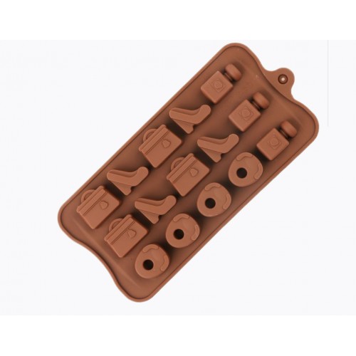 Форма для шоколада силикон "Женский набор" 21х11х3 см (5 шт)