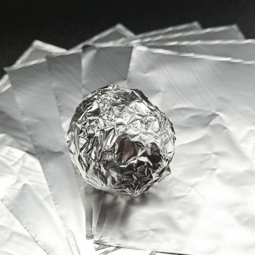 Фольга для конфет "Серебряная" 10х10 см (100 шт) (2 шт)