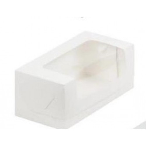 Коробка для кекса (белая) 200/100/100 мм (50 шт)