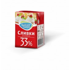 Сливки "Чудское озеро 33%" 200 мл (18 шт)