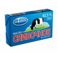 Масло сливочное "Экомилк" 82,5% 180 гр (13 шт)