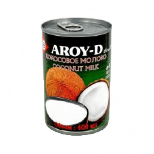 Молоко кокосовое "AROY-D" 17-19% 400 мл (6 шт)
