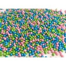 Посыпка Драже сахарное БИСЕР МИКС №2 (розовый,голубой,зеленый) 1кг