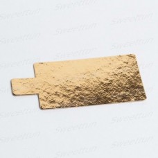 Подложка золото с держателем прямоугольник 120х90/0,8мм (100шт)