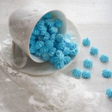 Сахарные фигурки "Мини-безе" голубые (250 гр) 