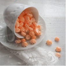 Сахарные фигурки "Мини-безе" персиковые (250 гр)