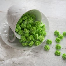 Сахарные фигурки "Мини-безе" зеленые (250 гр) 