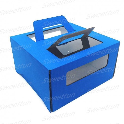 Коробка (ручка/окно) синяя 300-300-170 мм (20шт)