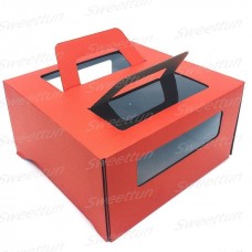 Коробка (ручка/окно) красная 210-210-115 мм (20шт)