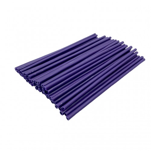 Палочки для кейк-попсов пластиковые 15 см фиолетовые 50 шт (2 шт)