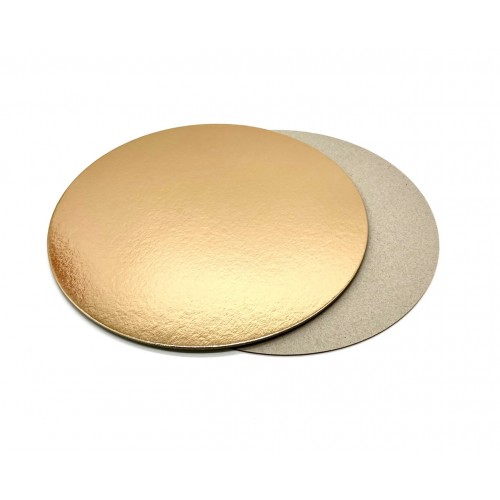 Подложка круглая 240/2,5 мм (золото) (25 шт)
